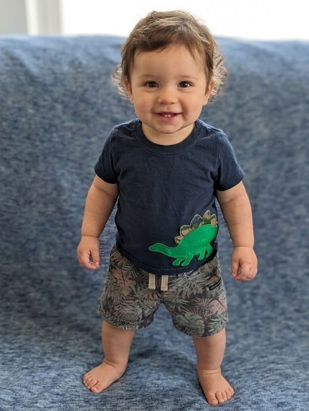 Calvin Klein 12M Shorts And A Carter's Shirt